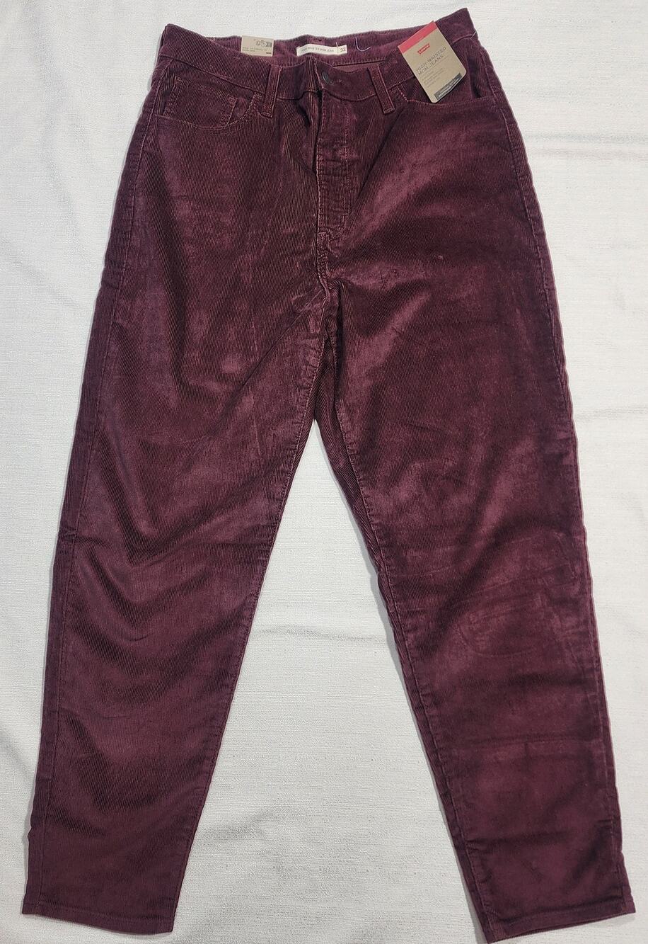 Levi's high waisted mom jeans W32'' x L29'' corduroy